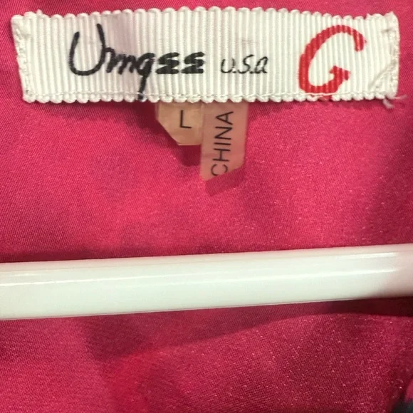 Umgee Pink and Black Geometric Mini Dress - Picture 3 of 6